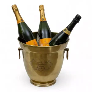 Wine Cooler Large Antique Brass